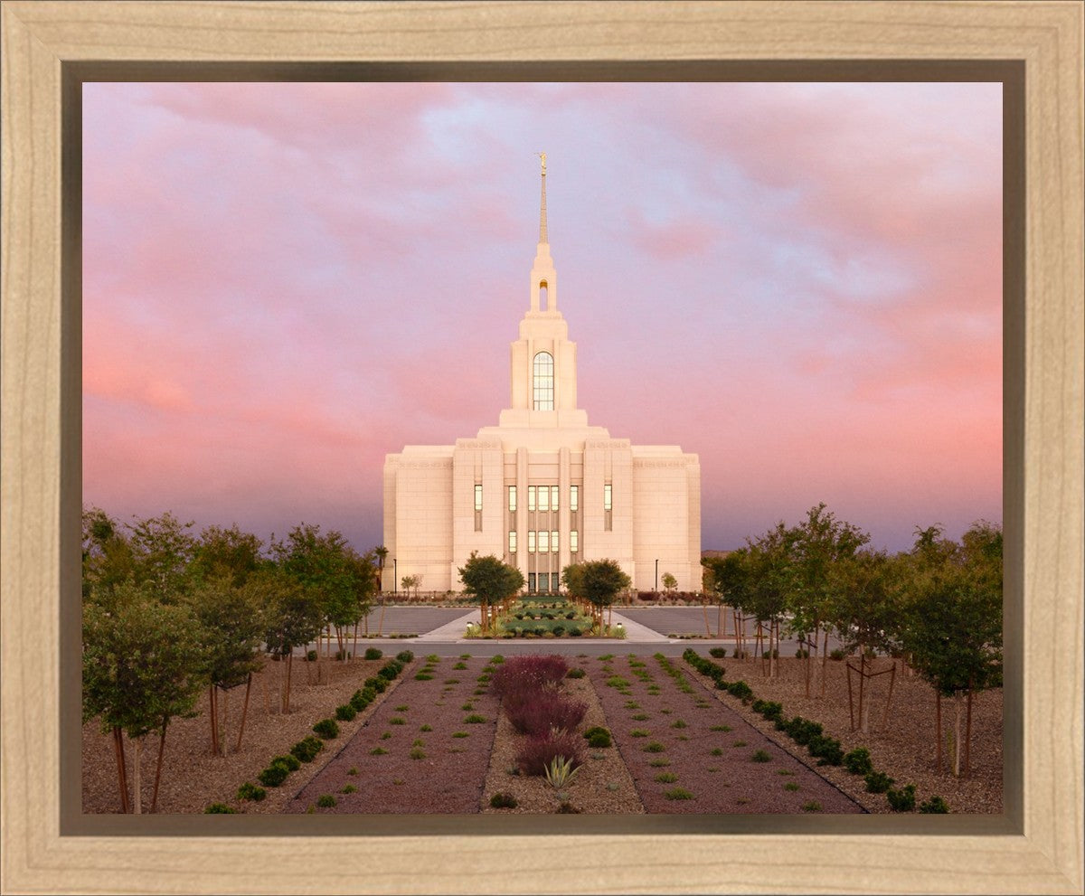 Red Cliffs Utah Glowing Sunset