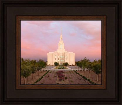 Red Cliffs Utah Glowing Sunset