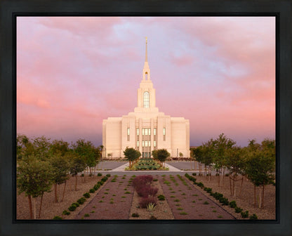 Red Cliffs Utah Glowing Sunset