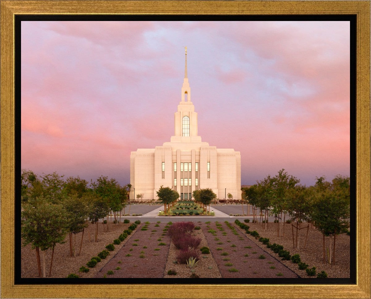 Red Cliffs Utah Glowing Sunset