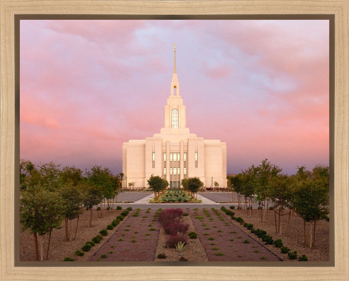 Red Cliffs Utah Glowing Sunset