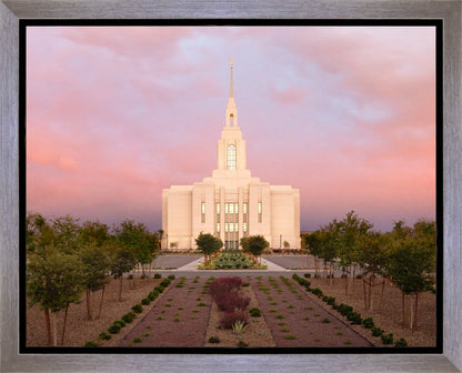 Red Cliffs Utah Glowing Sunset