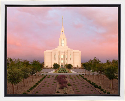 Red Cliffs Utah Glowing Sunset