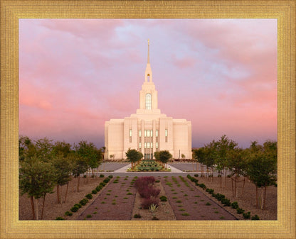 Red Cliffs Utah Glowing Sunset