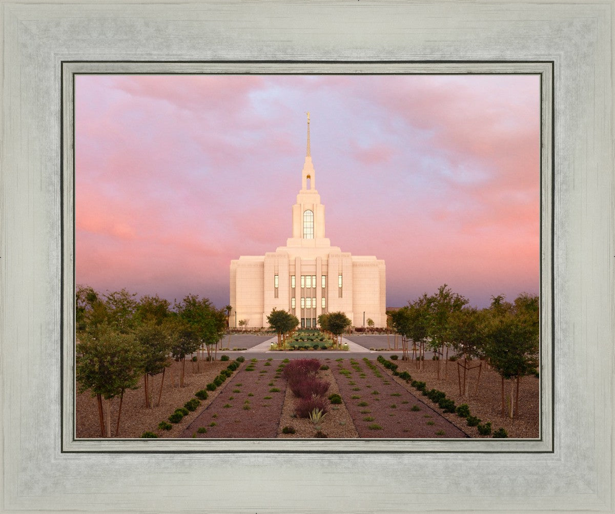 Red Cliffs Utah Glowing Sunset