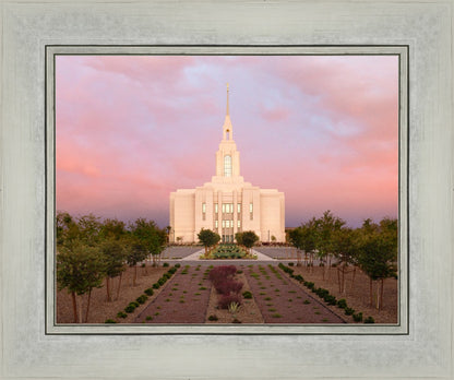 Red Cliffs Utah Glowing Sunset