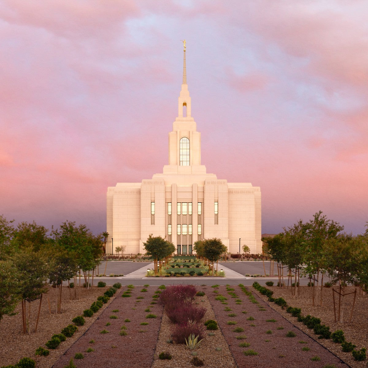 Red Cliffs Utah Glowing Sunset