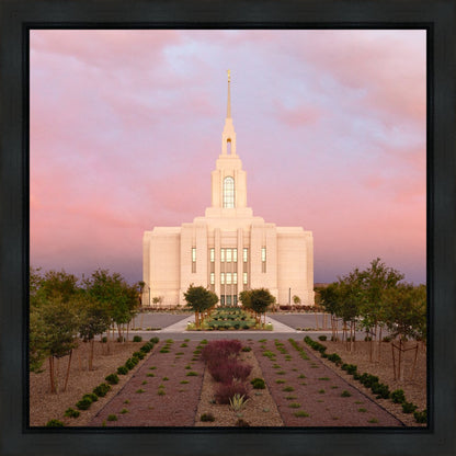 Red Cliffs Utah Glowing Sunset