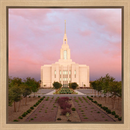 Red Cliffs Utah Glowing Sunset