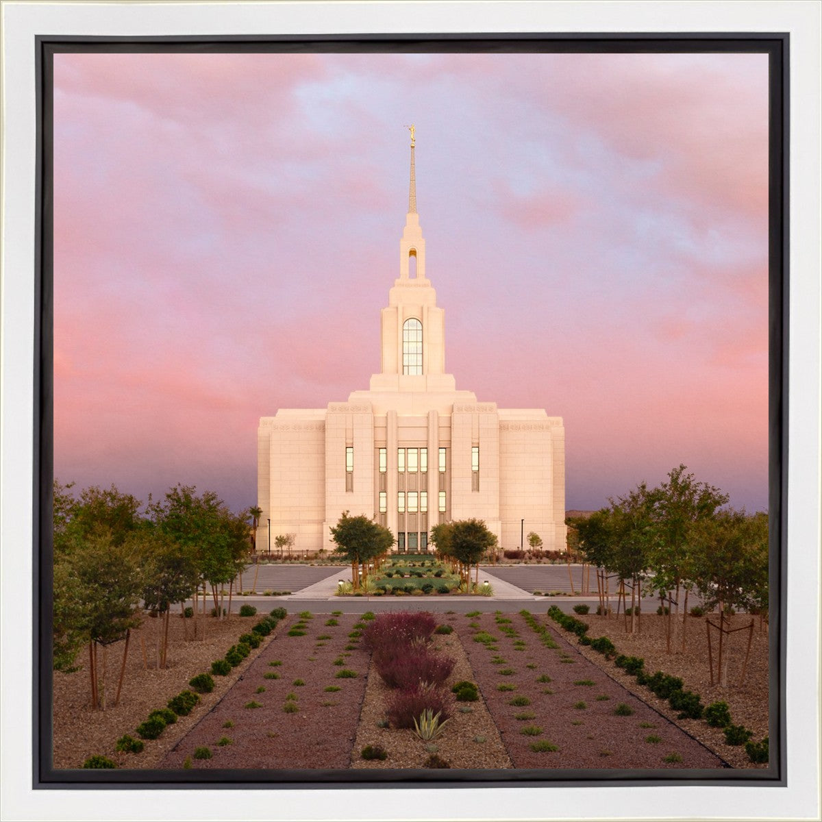 Red Cliffs Utah Glowing Sunset Gallery Wrap