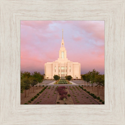 Red Cliffs Utah Glowing Sunset