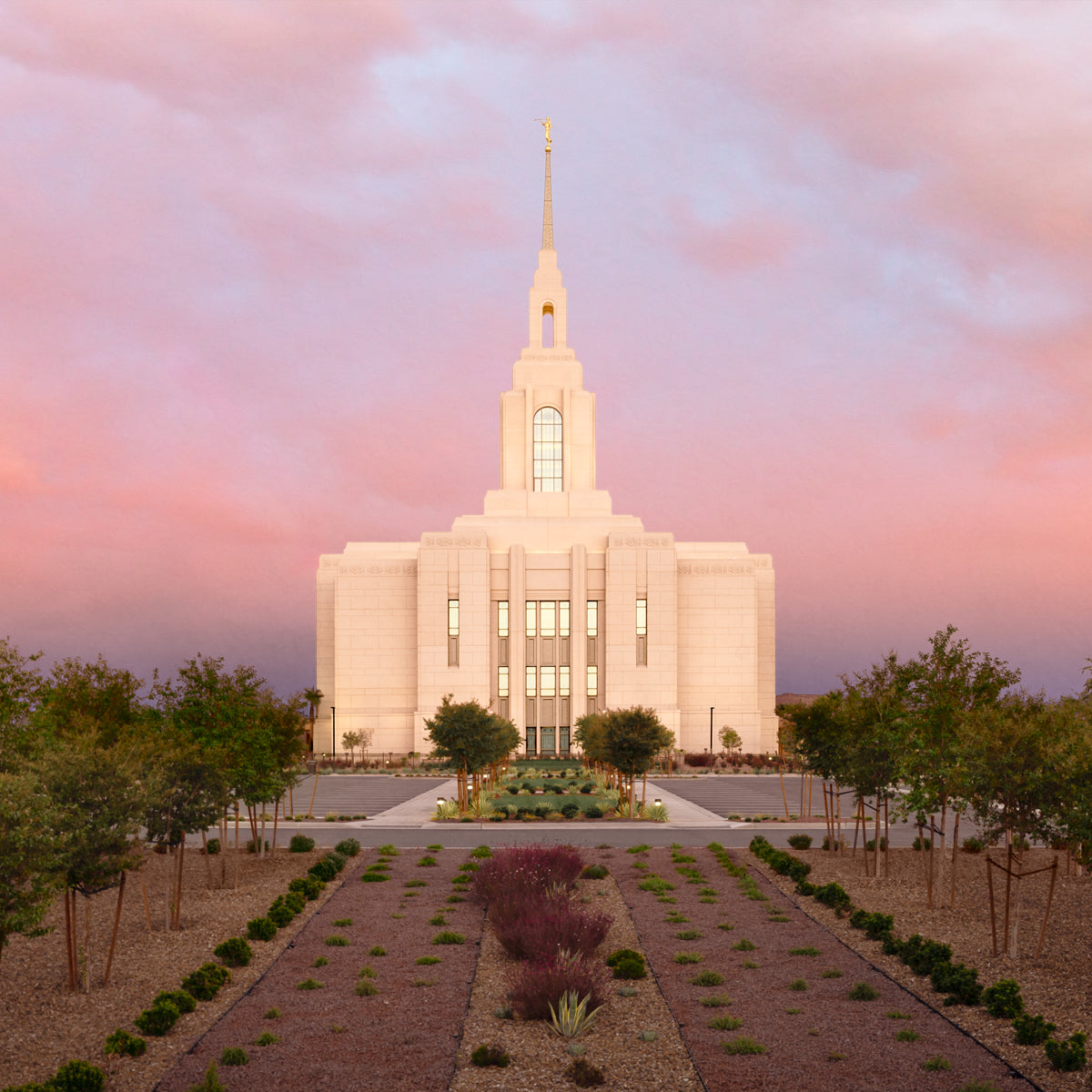 Red Cliffs Utah Glowing Sunset
