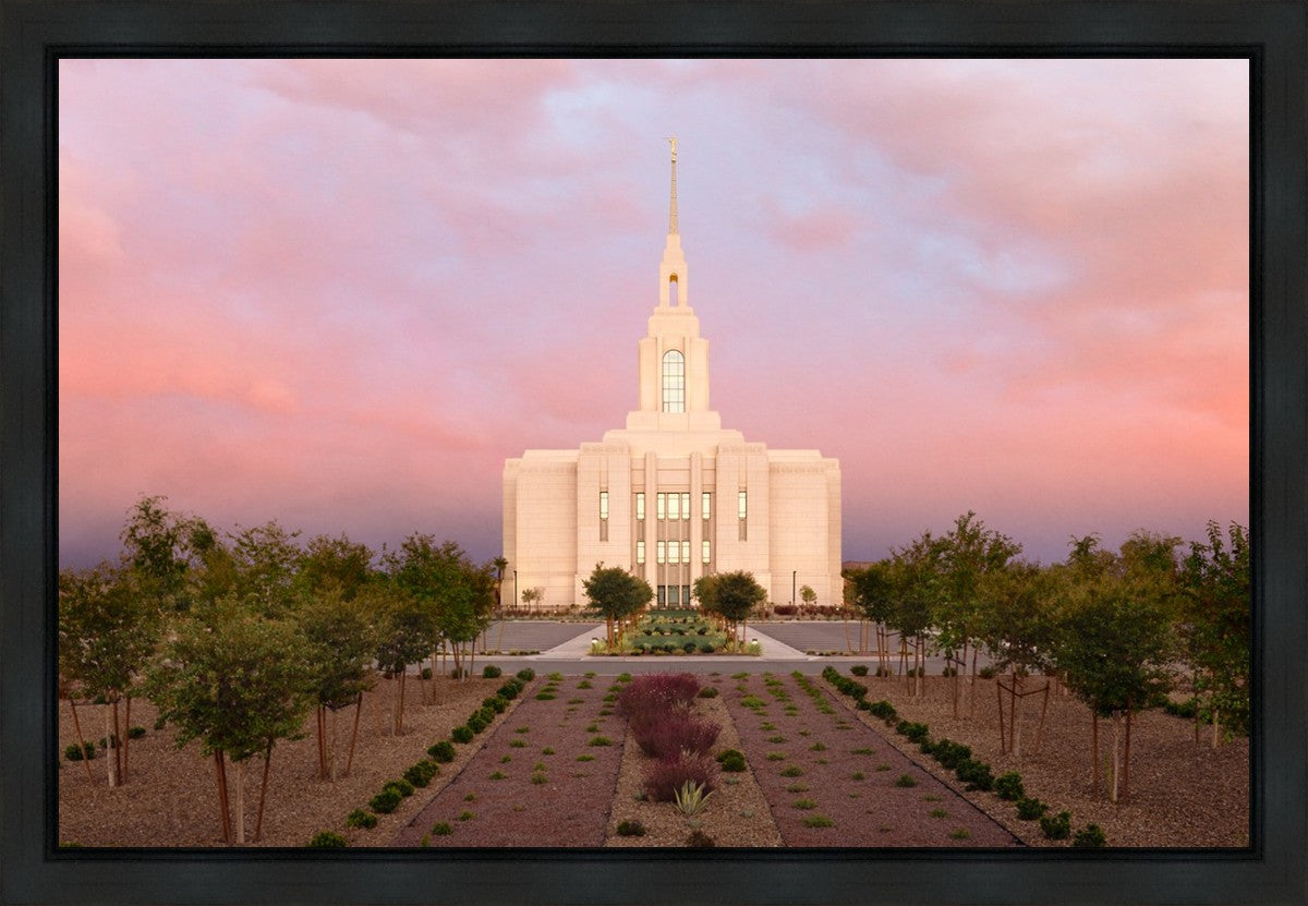 Red Cliffs Utah Glowing Sunset