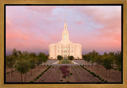 Red Cliffs Utah Glowing Sunset