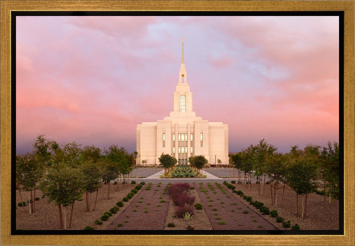 Red Cliffs Utah Glowing Sunset