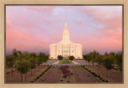 Red Cliffs Utah Glowing Sunset