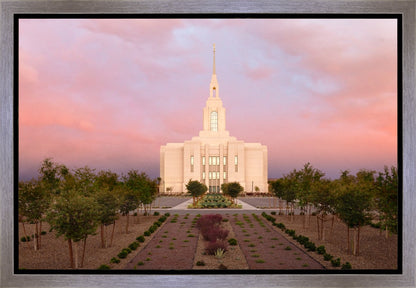 Red Cliffs Utah Glowing Sunset