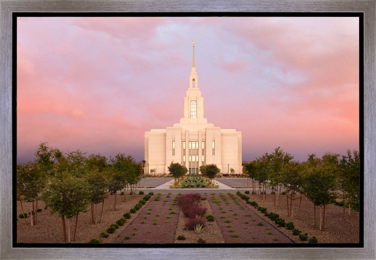 Red Cliffs Utah Glowing Sunset