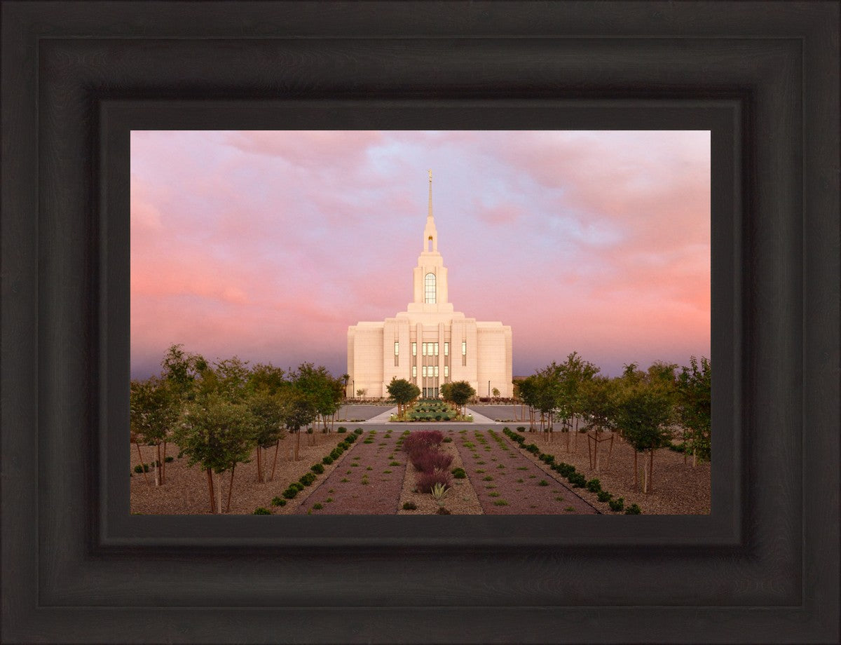 Red Cliffs Utah Glowing Sunset