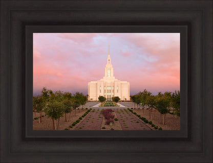 Red Cliffs Utah Glowing Sunset
