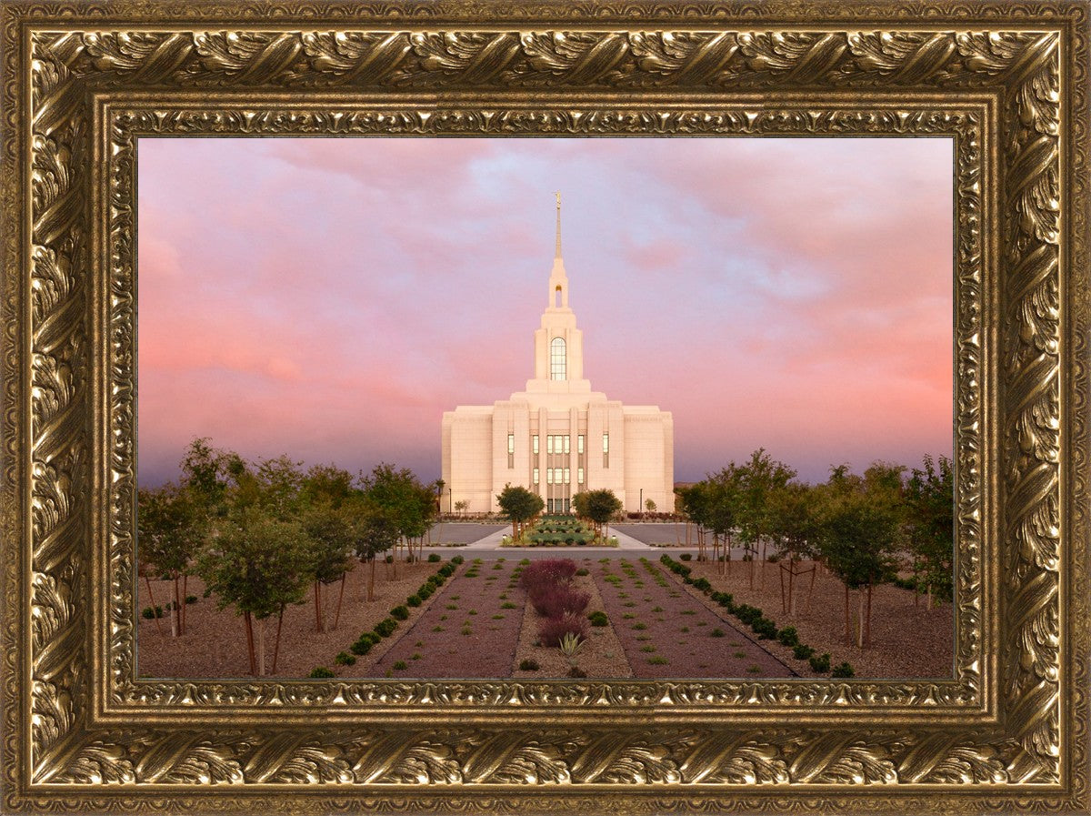 Red Cliffs Utah Glowing Sunset