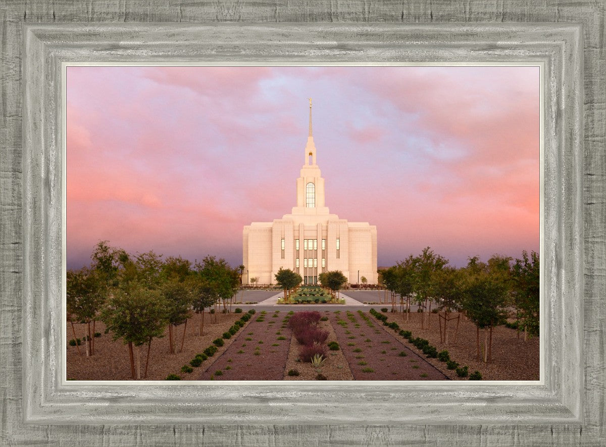 Red Cliffs Utah Glowing Sunset