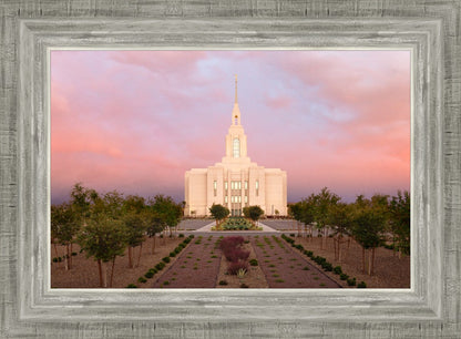 Red Cliffs Utah Glowing Sunset
