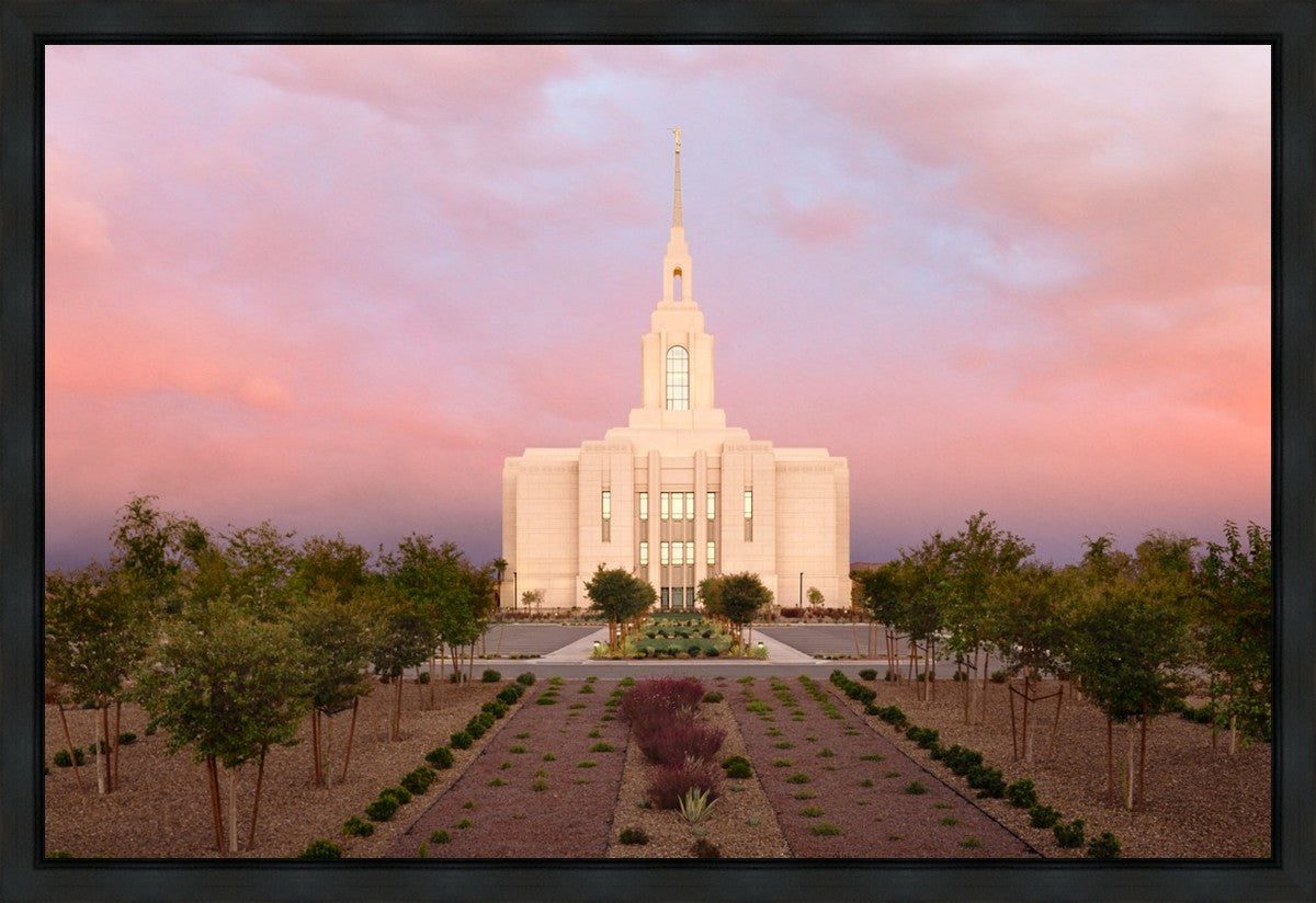 Red Cliffs Utah Glowing Sunset