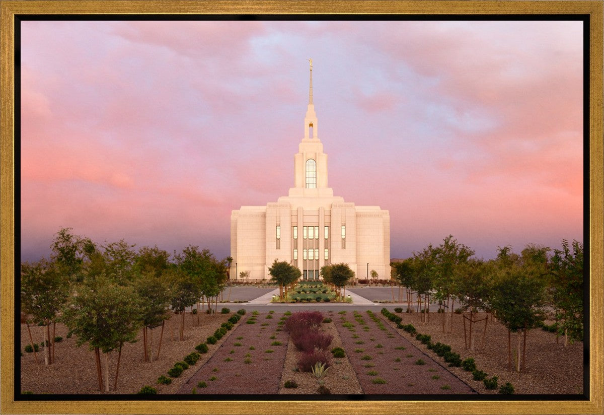 Red Cliffs Utah Glowing Sunset