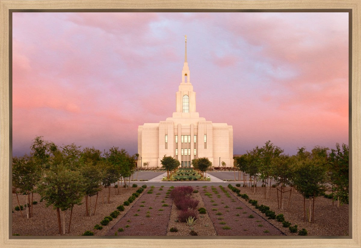 Red Cliffs Utah Glowing Sunset
