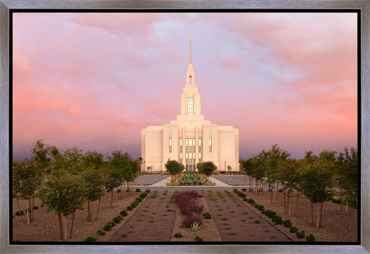 Red Cliffs Utah Glowing Sunset