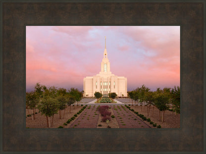 Red Cliffs Utah Glowing Sunset