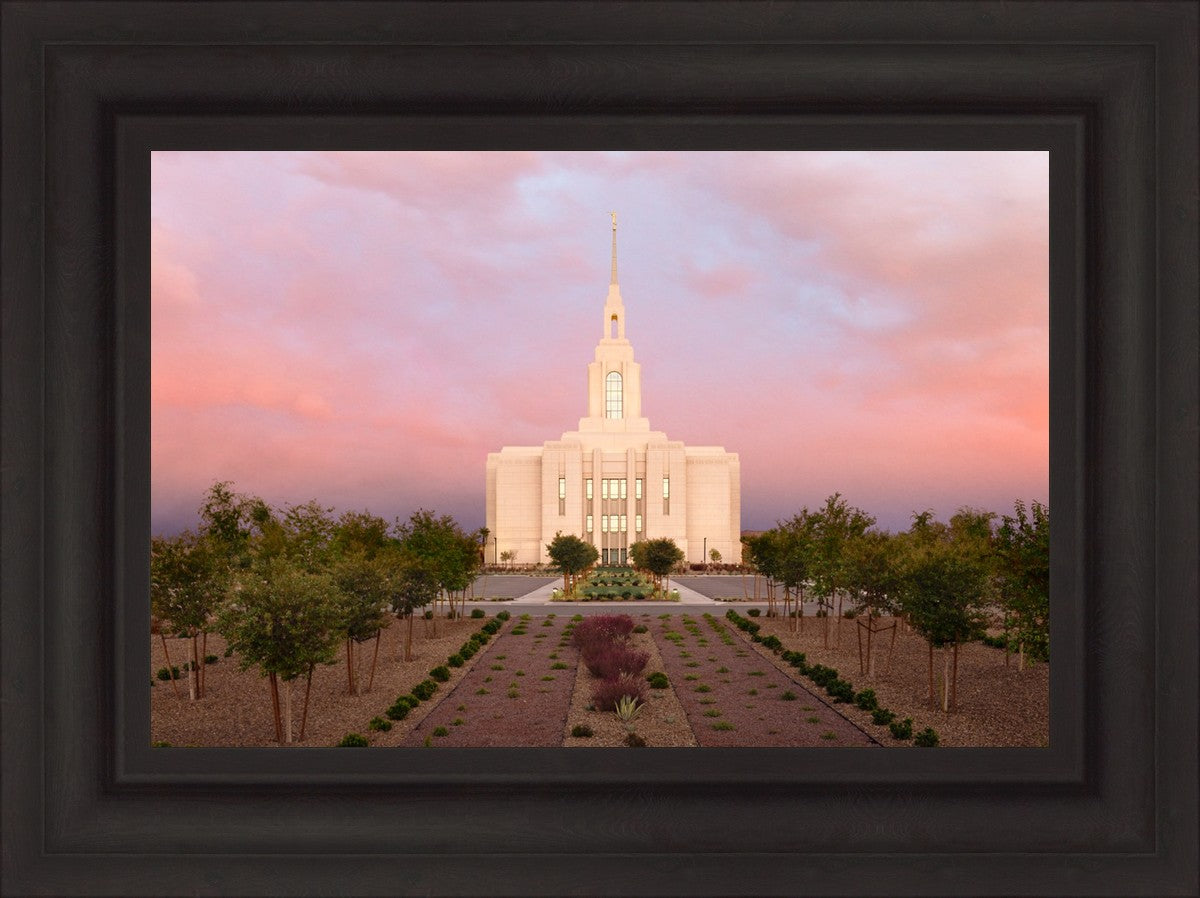 Red Cliffs Utah Glowing Sunset