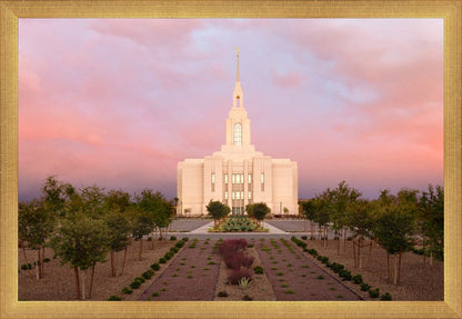 Red Cliffs Utah Glowing Sunset