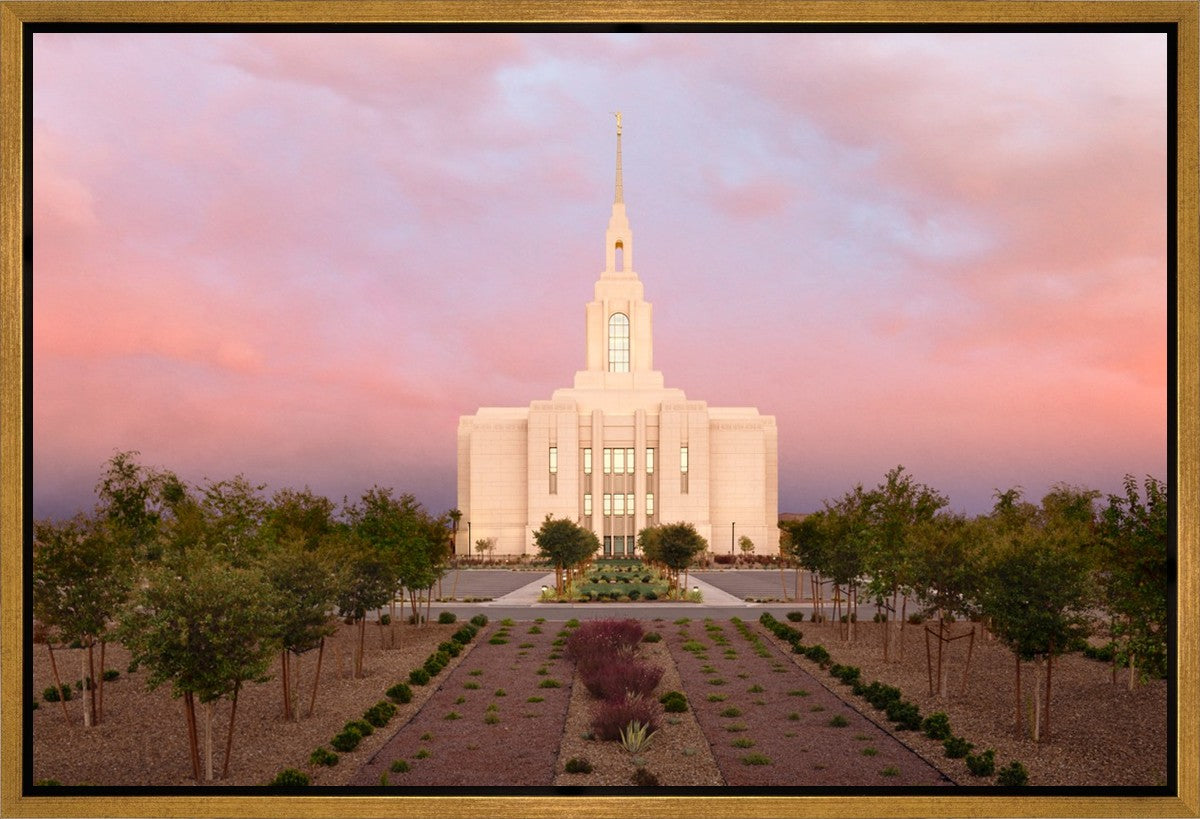 Red Cliffs Utah Glowing Sunset