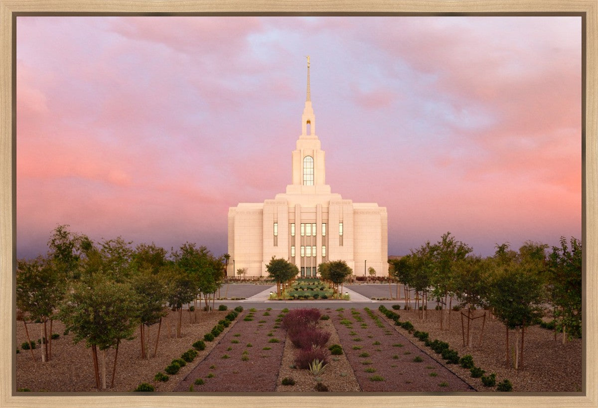 Red Cliffs Utah Glowing Sunset