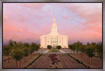 Red Cliffs Utah Glowing Sunset