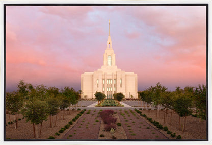 Red Cliffs Utah Glowing Sunset