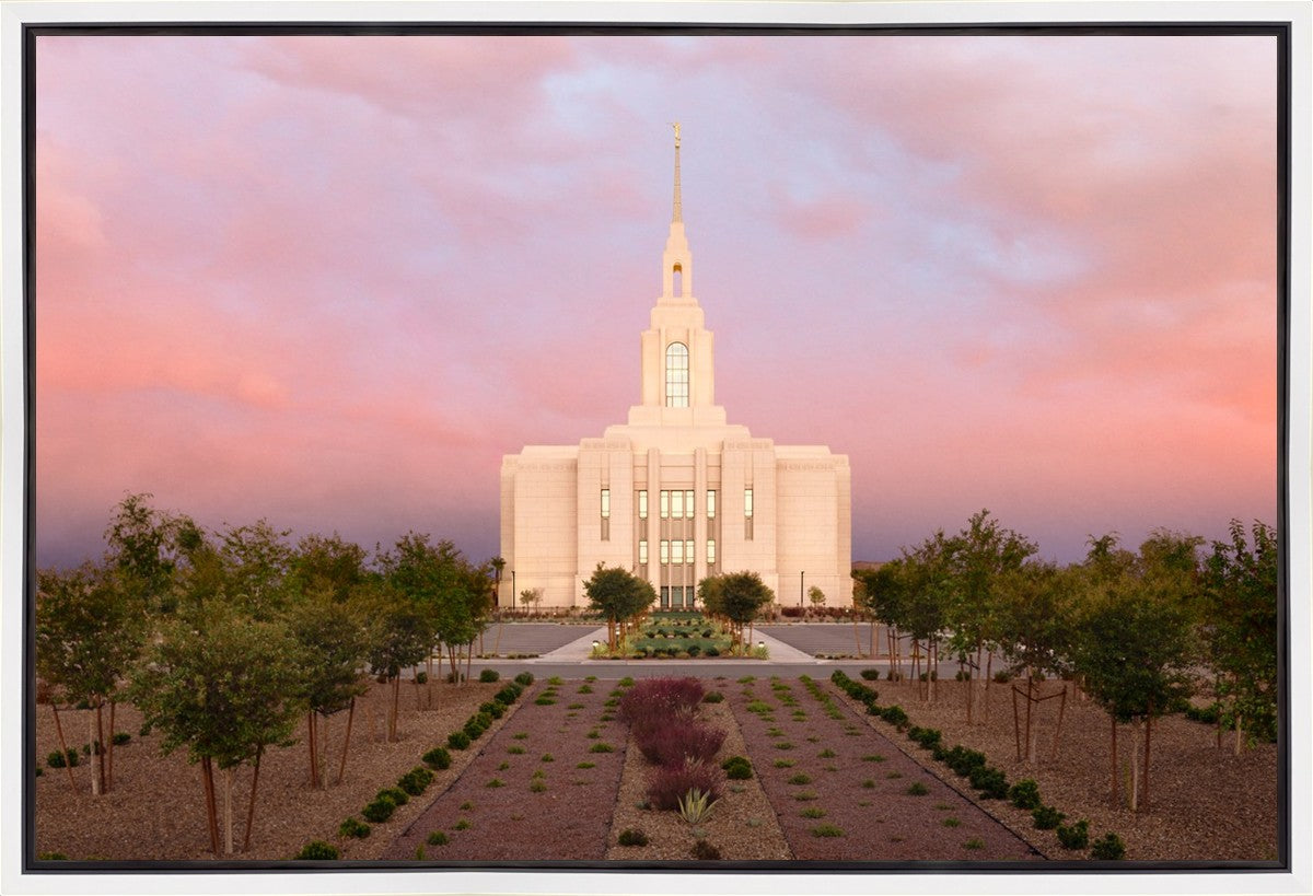 Red Cliffs Utah Glowing Sunset