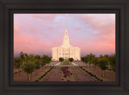 Red Cliffs Utah Glowing Sunset