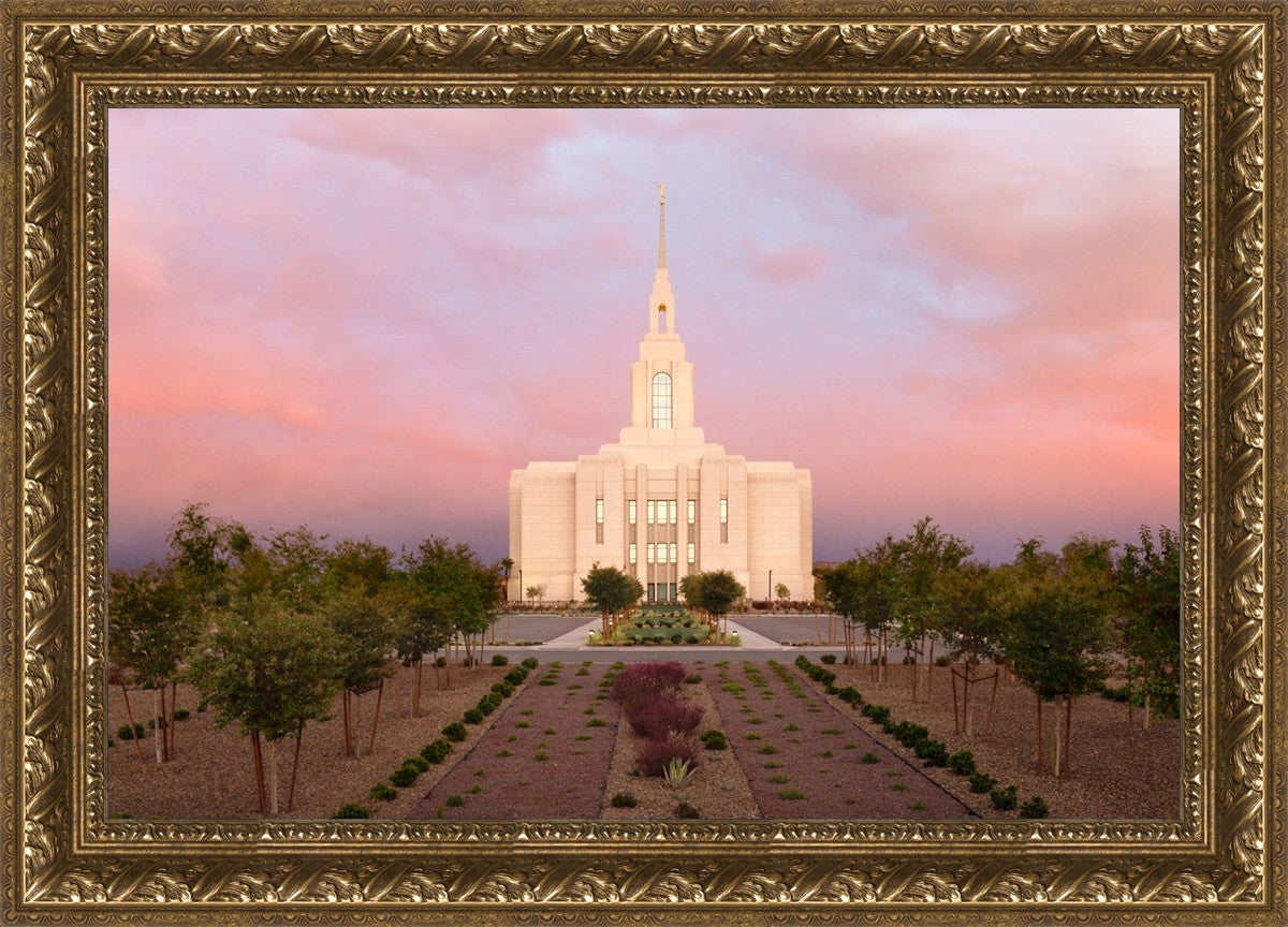 Red Cliffs Utah Glowing Sunset