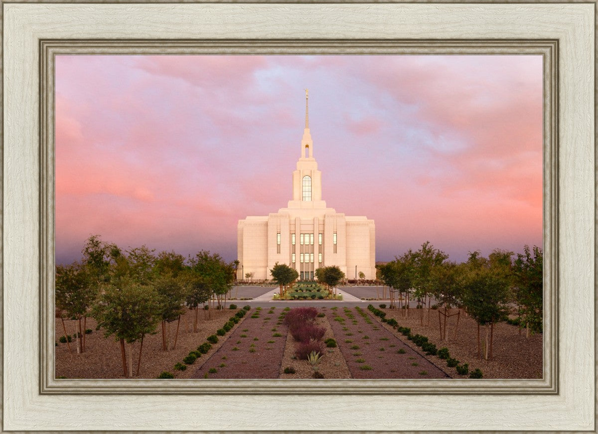 Red Cliffs Utah Glowing Sunset
