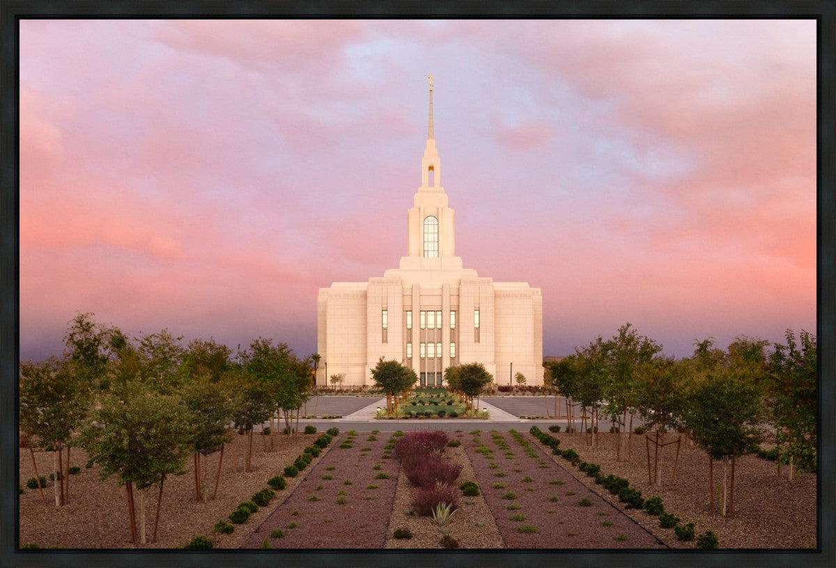 Red Cliffs Utah Glowing Sunset