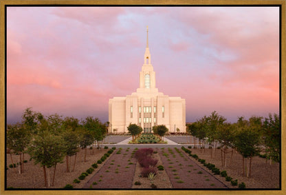 Red Cliffs Utah Glowing Sunset