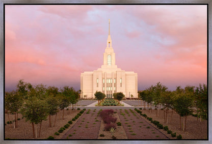 Red Cliffs Utah Glowing Sunset