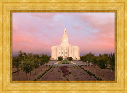 Red Cliffs Utah Glowing Sunset