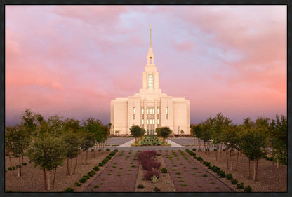 Red Cliffs Utah Glowing Sunset
