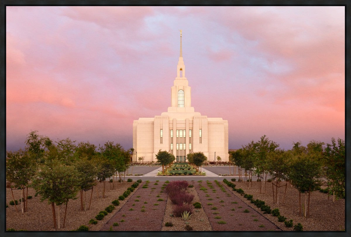 Red Cliffs Utah Glowing Sunset