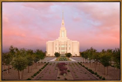 Red Cliffs Utah Glowing Sunset