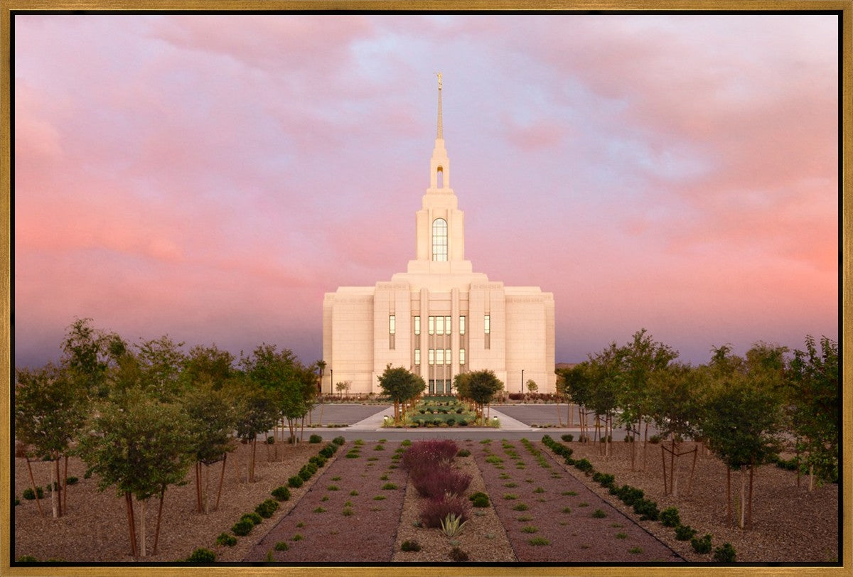 Red Cliffs Utah Glowing Sunset